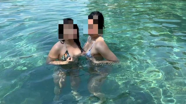Innocent girls just playing their tits out in a shared pool when hot guys come across... We don't know you, but here's your share too! [GIF]